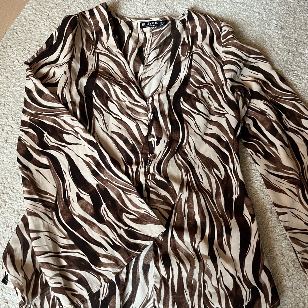 Women's Zebra Print Top